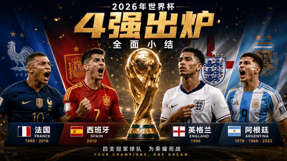 2026年世界杯4强全面小结